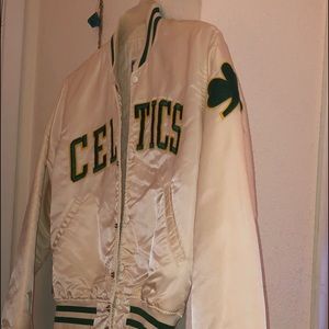 Vintage Clean and Cream Official Celtics Jacket